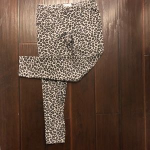Girls Cherokee Cheetah Skinny Pants